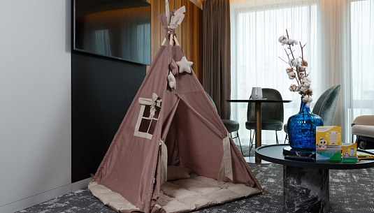 Вигвам для маленьких гостей